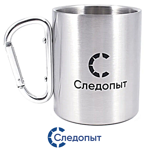 Кружка Следопыт изотермическая с ручкой-карабином 00