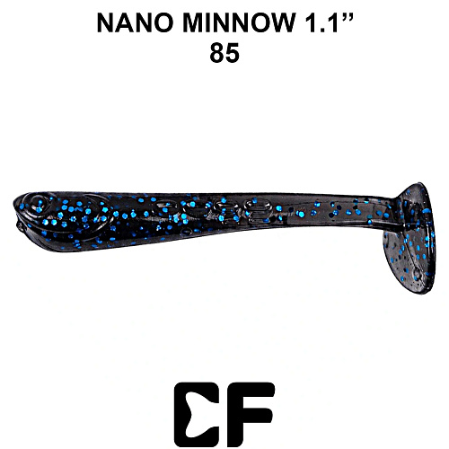 Виброхвост Crazy Fish Nano Minnow 1.1 85 6 0