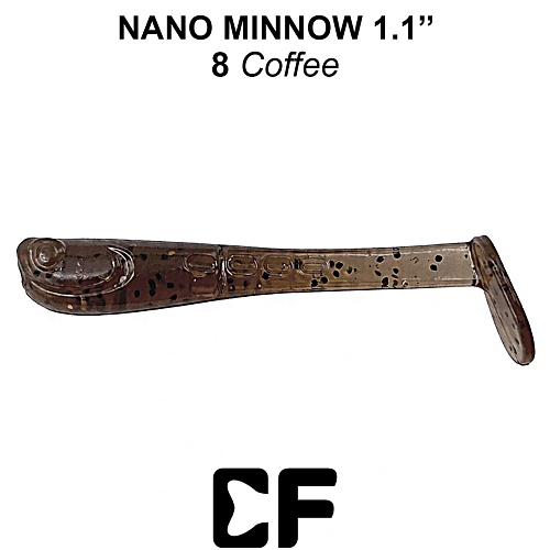 Виброхвост Crazy Fish Nano Minnow 1.1 8 6 0