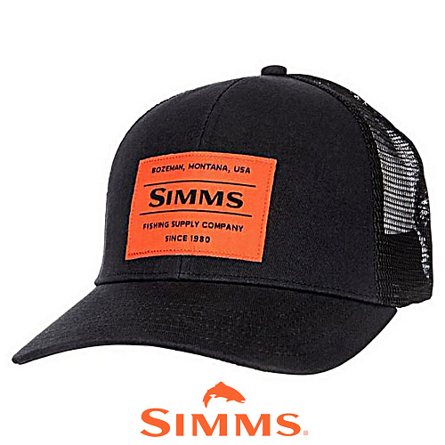 Кепка Simms Original Patch Trucker 21 (Black) 00