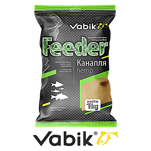 Прикормка Vabik Feeder 01 конопля