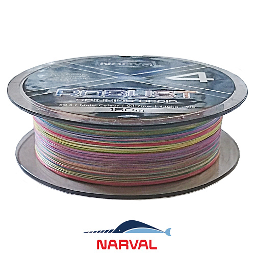 Шнур Narval Fishing Robust X4 PE 150м multicolour 03