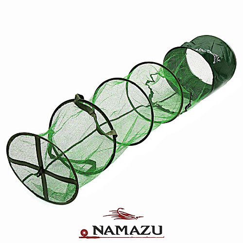 Садок Namazu береговой круглый, в чехле 02