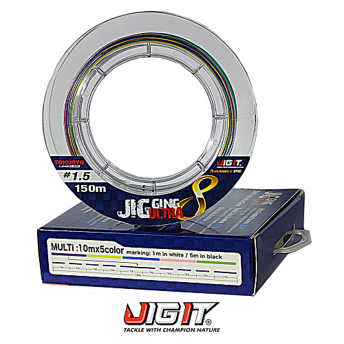 Шнур Jig It×Tokuryo Jigging Ultra X8 150м 5-Multi 04