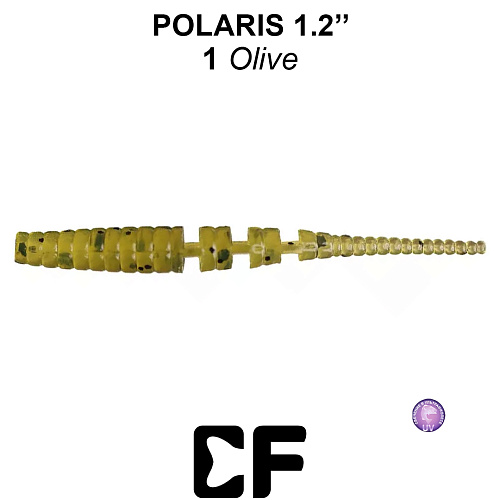 Слаг Crazy Fish Polaris 1.2 01 0