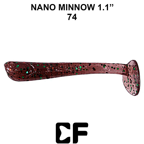Виброхвост Crazy Fish Nano Minnow 1.1 74 6 0