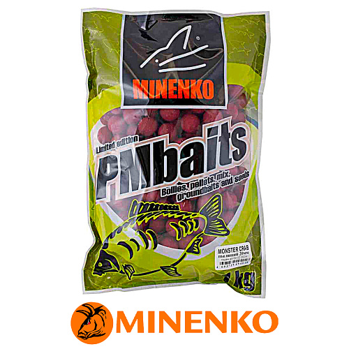 Бойлы Minenko Soluble пылящие 20мм (Monster Crab) 00