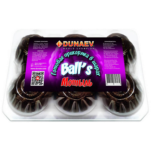 Прикормка Dunaev Ball`s Мотыль