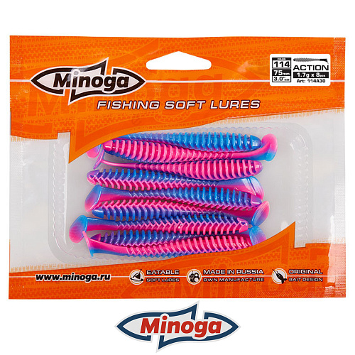 Виброхвост Minoga Action 114 3
