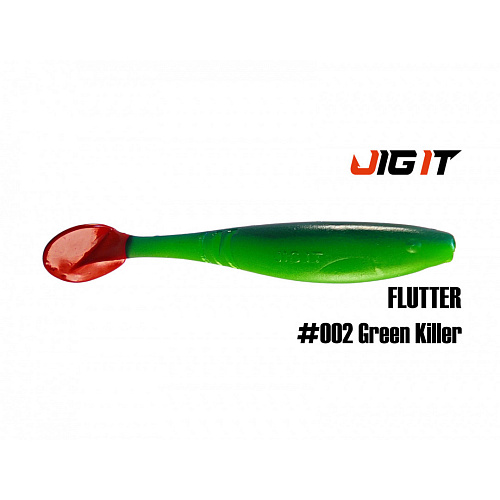 Виброхвост Jig It Flutter Squid 002