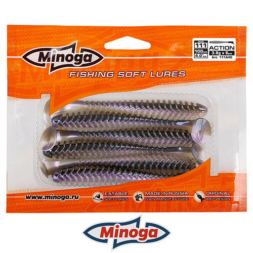 Виброхвост Minoga Action 111 2