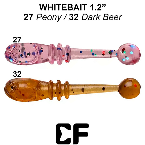 Слаг Crazy Fish Whitebait 1.2 27 32 0