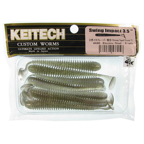 Виброхвост Keitech Swing Impact 3.5 00 упаковка