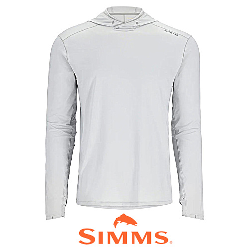 Термофутболка Simms SolarFlex Hoody (Sterling) 00