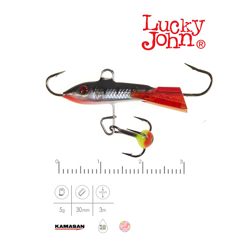 Балансиры lucky John Classic 3+тр блистер 00