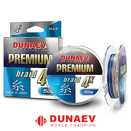 Шнур Dunaev Premium PEx4 MultiColor 150м 02