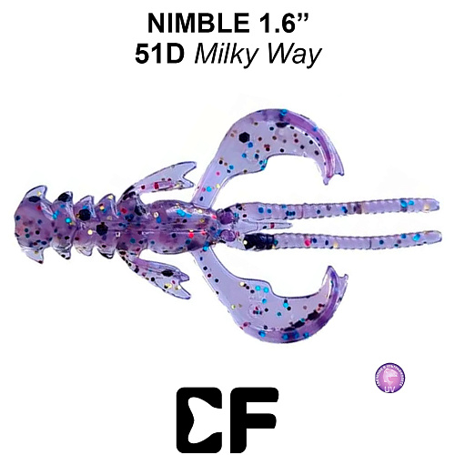 Рак Crazy Fish Nimble 1.6 51d 0