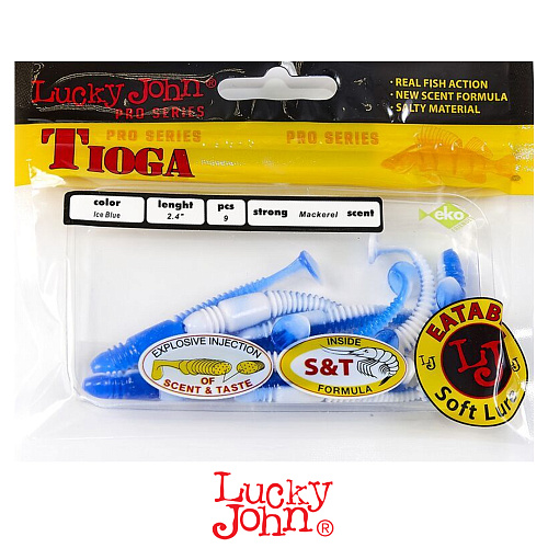 Виброхвост Lucky John Tioga 2.4 T69 1