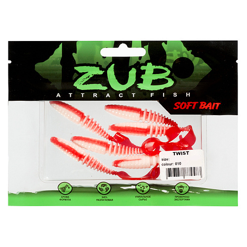 Твистер ZUB Twist 3,0-4,0 010 02