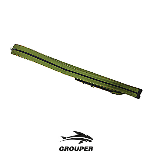 Чехол для удочек Grouper жесткий, 2е секции, Зеленый 1,3 01