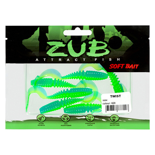 Твистер ZUB Twist 3,0-4,0 020 02