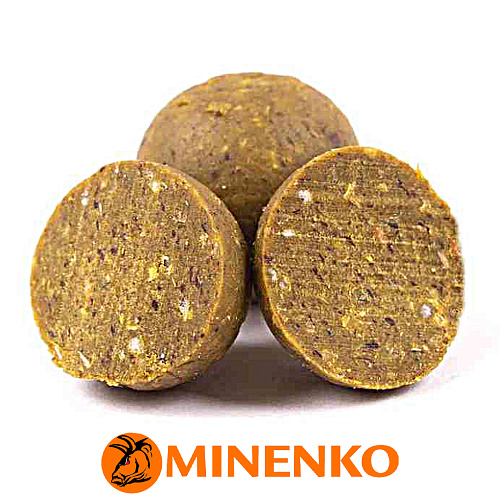 Бойлы Minenko Soluble пылящие насадочные 14мм (Sweet Corrn) 04