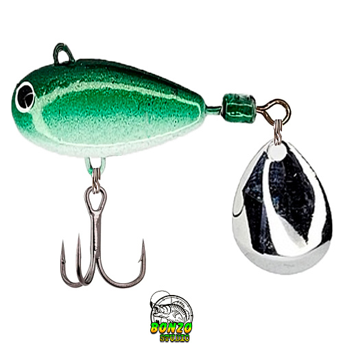 Тейл-спиннер Bonzo Huracan 32 white and green
