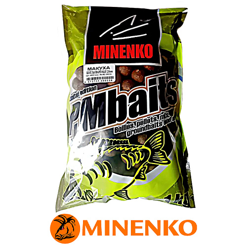 Бойлы Minenko Soluble пылящие 20мм (Makuha) 00