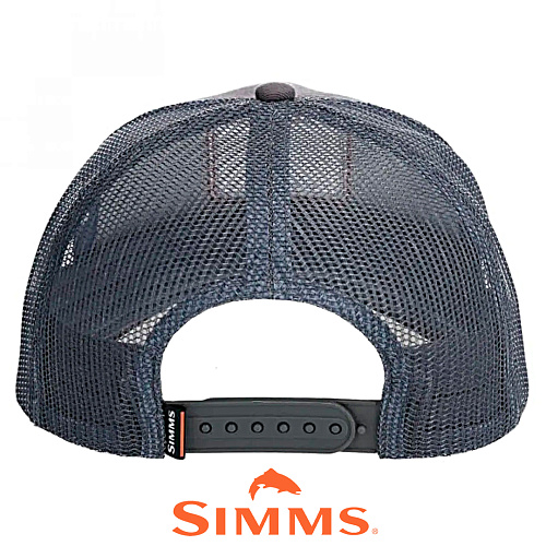 Кепка Simms Double Haul Icon Trucker 04 Slate
