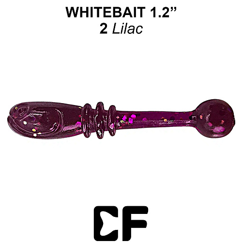 Слаг Crazy Fish Whitebait 1.2 02 0