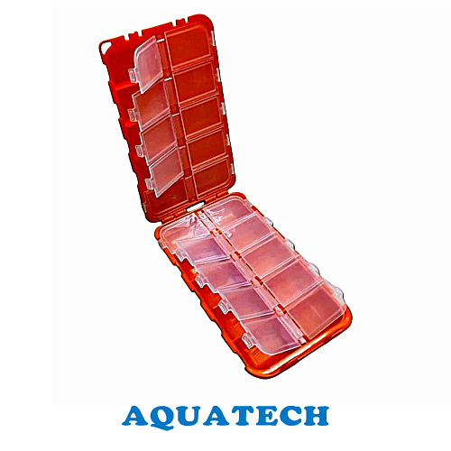 Коробка Aquatech двойная 20 ячеек с крышками 02