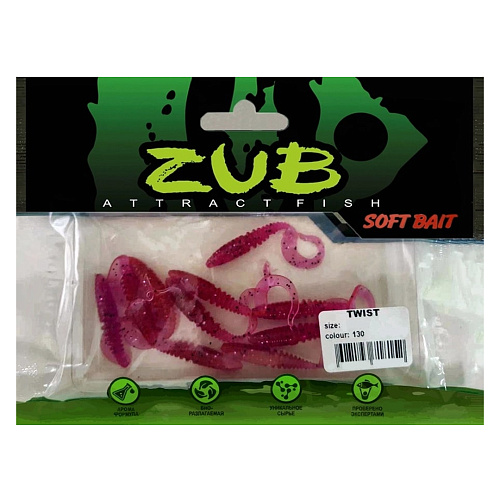 Твистер ZUB Twist 3,0-4,0 130 02