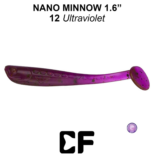 Виброхвост Crazy Fish Nano Minnow 1.6 12 0
