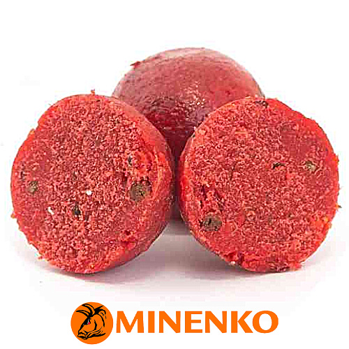 Бойлы Minenko Busters варёные в дипе 14мм (Strawberry) 04