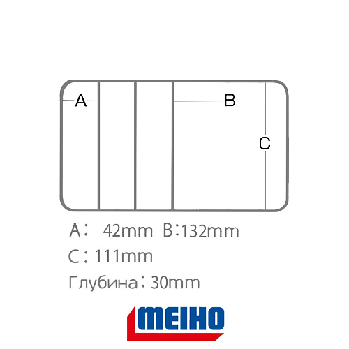 Коробка Meiho SFC Lure Case 3L 03