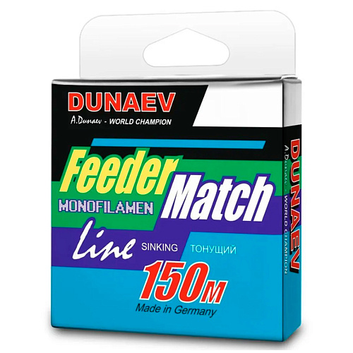 Леска Dunaev Feeder-Match Sinking Black 150m 000