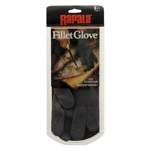 Перчатки Rapala Fillet Glove серый 02