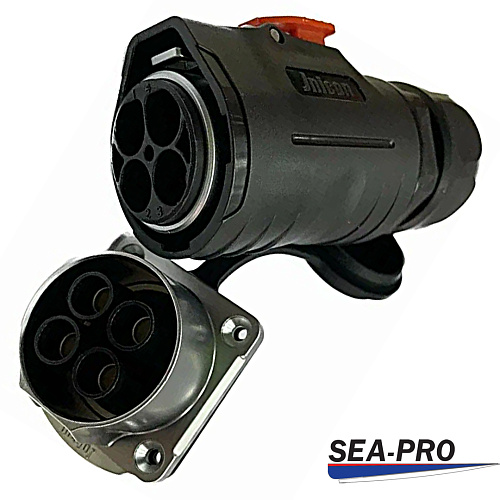 Водонепроницаемый разъем Sea-Pro 4 pin 80А 03