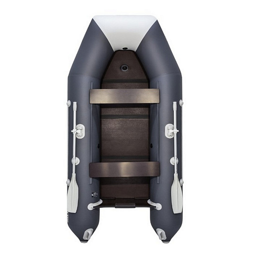 Лодка Аква Моторная 2900 Слань книжка киль графит светло серый 00