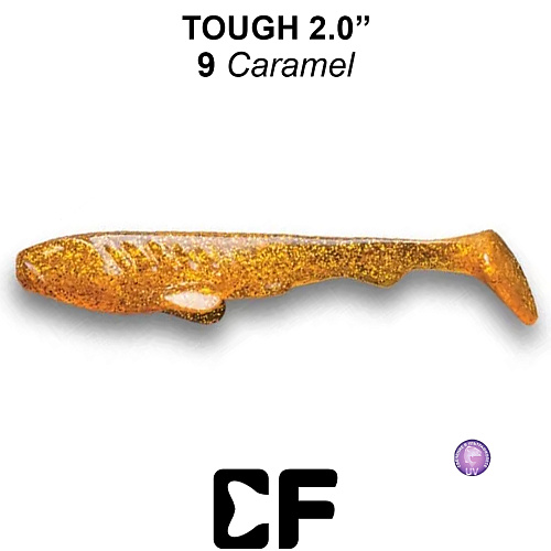 Виброхвост Crazy Fish Tough 2.0 09 0