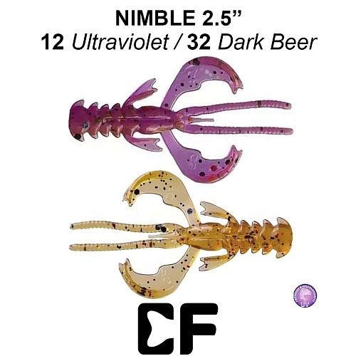 Рак Crazy Fish Nimble 2.5 12 32 0