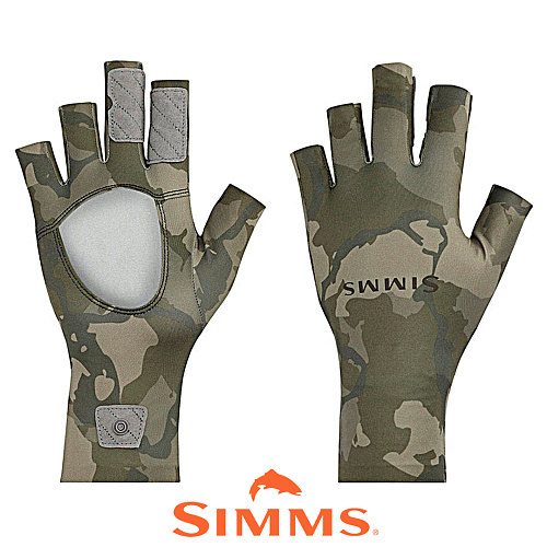 Перчатки Simms Solarflex Sun Glove regiment camo olive drab 00