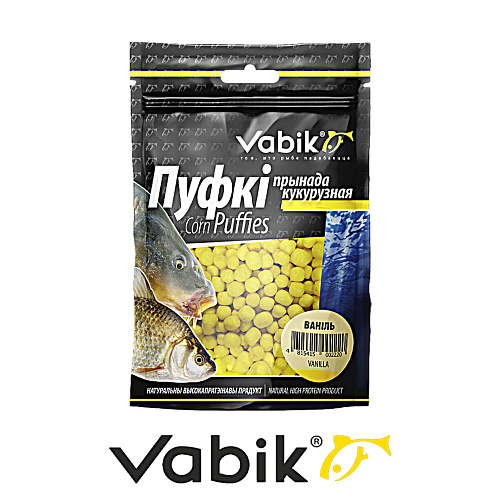 Приманка рыболовная Vabik Corn Puffies 03 ваниль