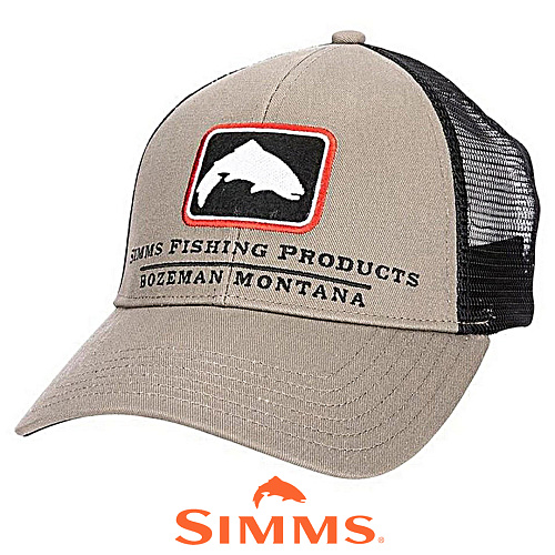 Кепка Simms Trout Icon Trucker Tan 00