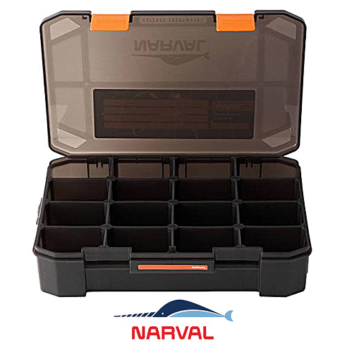 Коробка Narval Fishing Multi Case Black & Orange 02