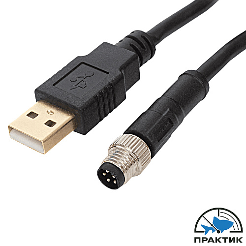 Кабель зарядный Практик M8-5P-USB-SF 01