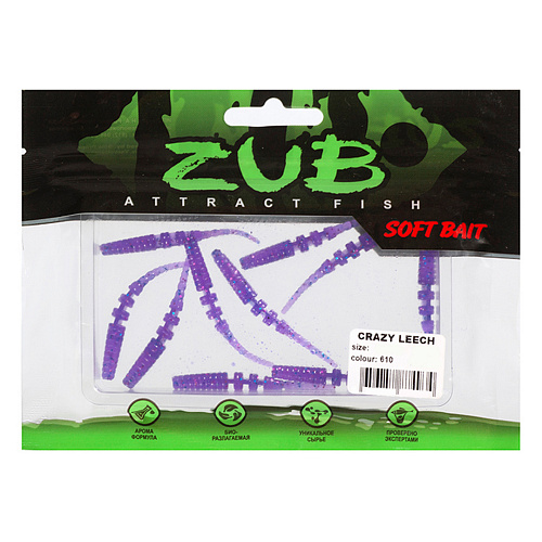 Червь ZUB Crazy Leech 2.0 610 01
