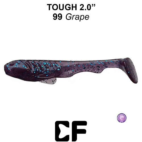 Виброхвост Crazy Fish Tough 2.0 99 0