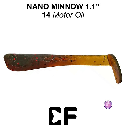 Виброхвост Crazy Fish Nano Minnow 1.1 14 6 0