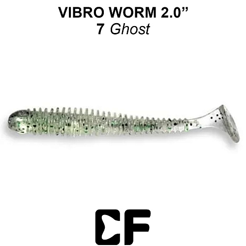 Виброхвост Crazy Fish Vibro Worm 2.0 07 0